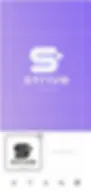 Logo Maker page with logo options for Strive. Popout of design customization window and a social post of a branded tote
